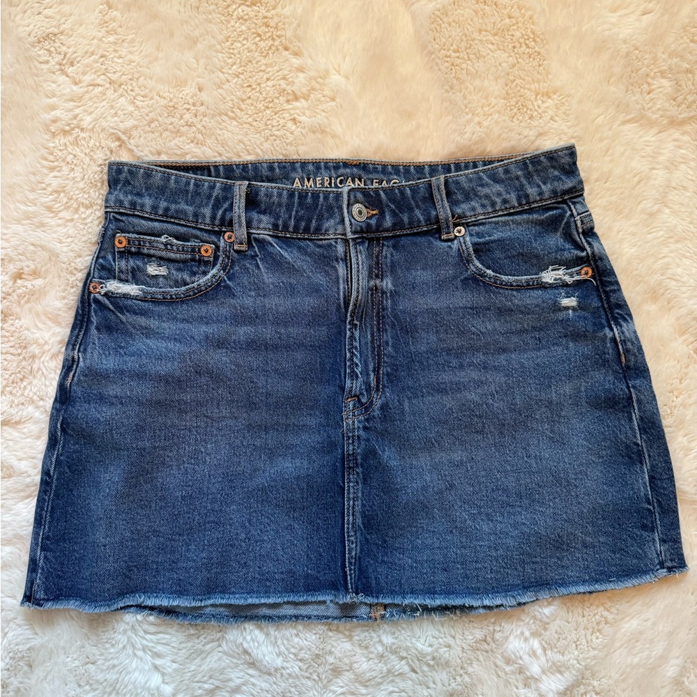 American Eagle Outfitters Blue Denim Mini Skirt NWT!